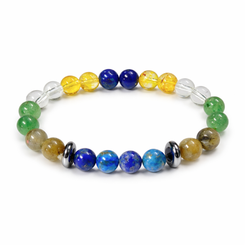 Tula Rashi (Libra) Bracelet – Natural Gemstones for Balance, Harmony & Prosperity   तुला राशि ब्रेसलेट