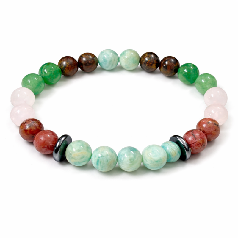 Taurus (Vrishabh Rashi) Bracelet – Natural Gemstones for Prosperity, Love & Stability   वृषभ राशि ब्रेसलेट
