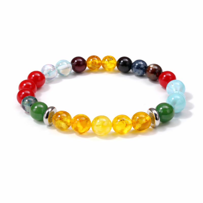 Mesh Rashi (Aries) Bracelet – Natural Gemstones for Mangal Protection, Confidence & Success