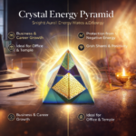 Crystal Energy Pyramid front view