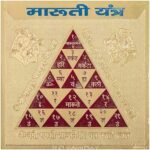 Maruti Yantra 24K Gold Plated Sacred Yantra