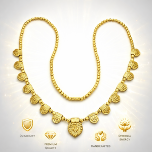 Original Natural Tulsi Kanthi Mala with Shri Radha Naam Pendant