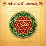 Shri Gayatri Yantra – 9 × 9 Inch MDF | Sacred Spiritual Yantra for Home, Pooja & Study