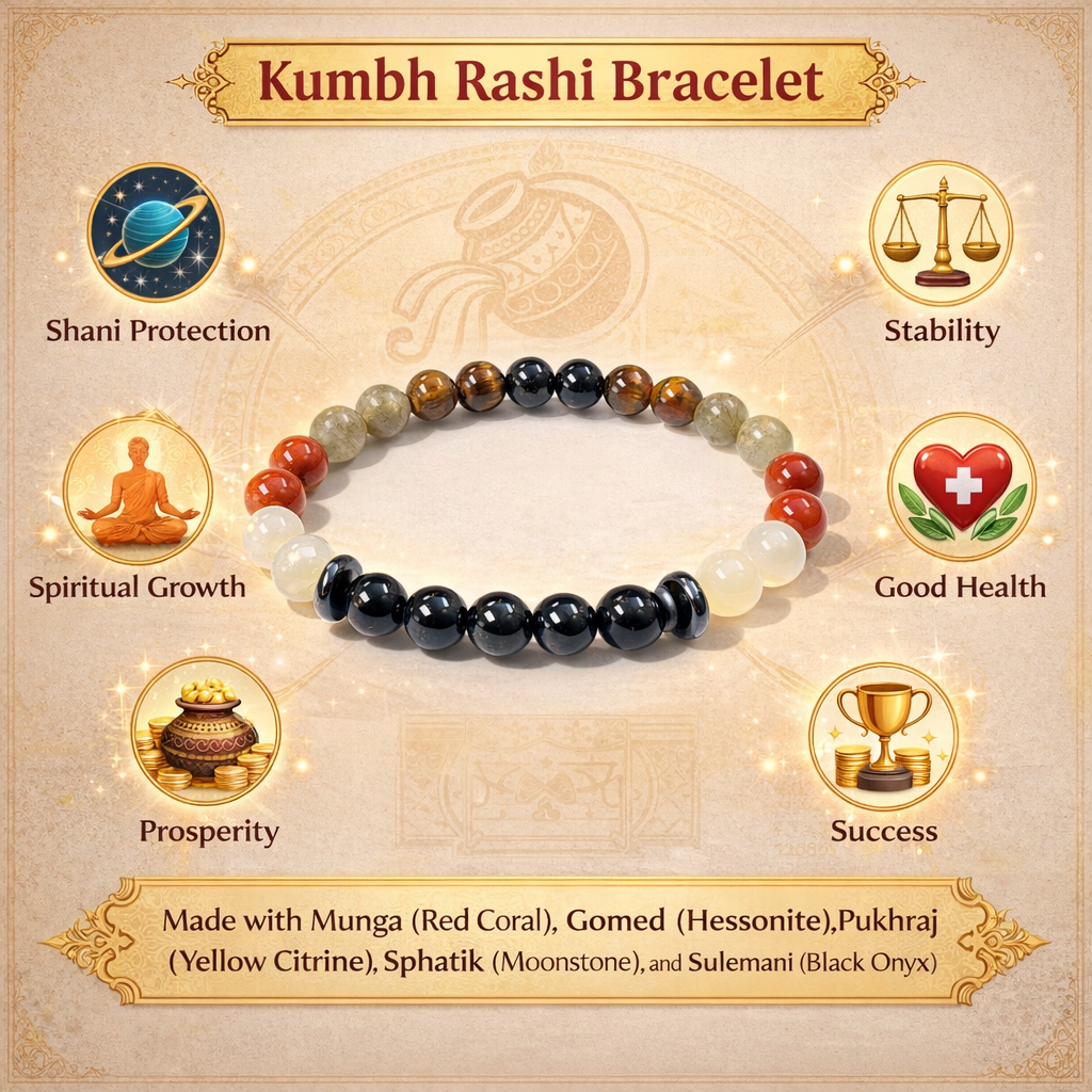 Kumbh Rashi Bracelet – Aquarius - Image 3
