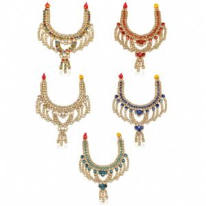 Laddu Gopal Jhalar Necklace Set Pack of 5