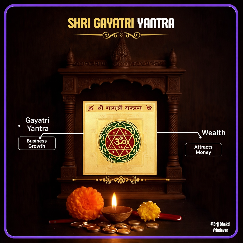 Gayatri Yantra Sacred Spiritual Symbol